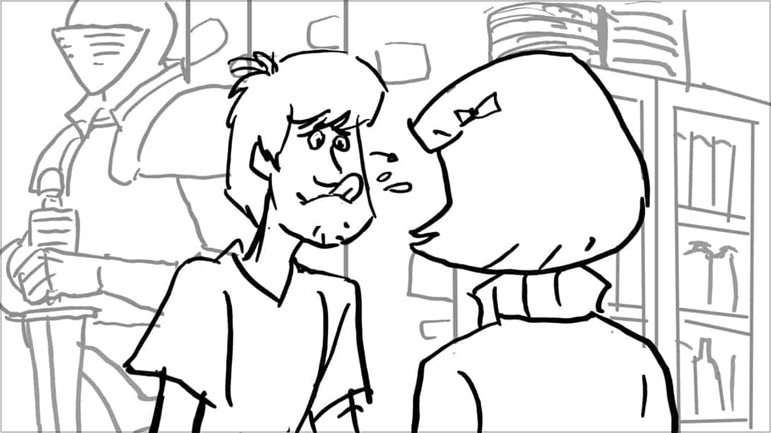 Scooby Doo 345-623 Sc 10 Pnl 3
Action: (pose 2)-