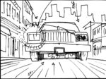 Storyboard by Brad Rader for the animated television series Stripperella episode 109