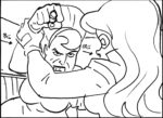 Storyboard by Brad Rader for the animated television series Stripperella episode 109