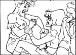 Storyboard by Brad Rader for the animated television series Stripperella episode 109