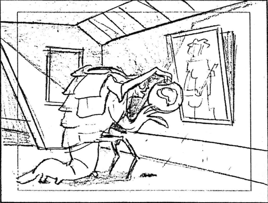 Storyboard by Brad Rader for the animated television show Men in Black: The Series