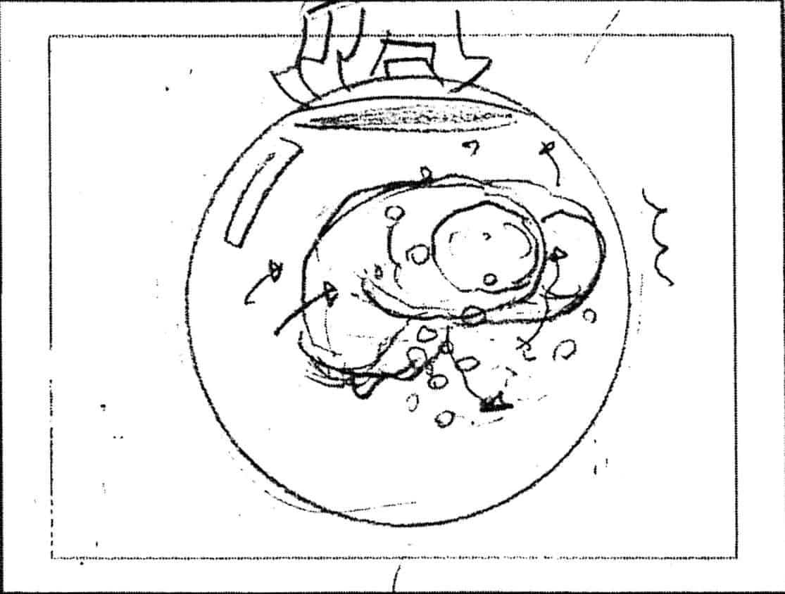 Storyboard by Brad Rader for the animated television show Men in Black: The Series
