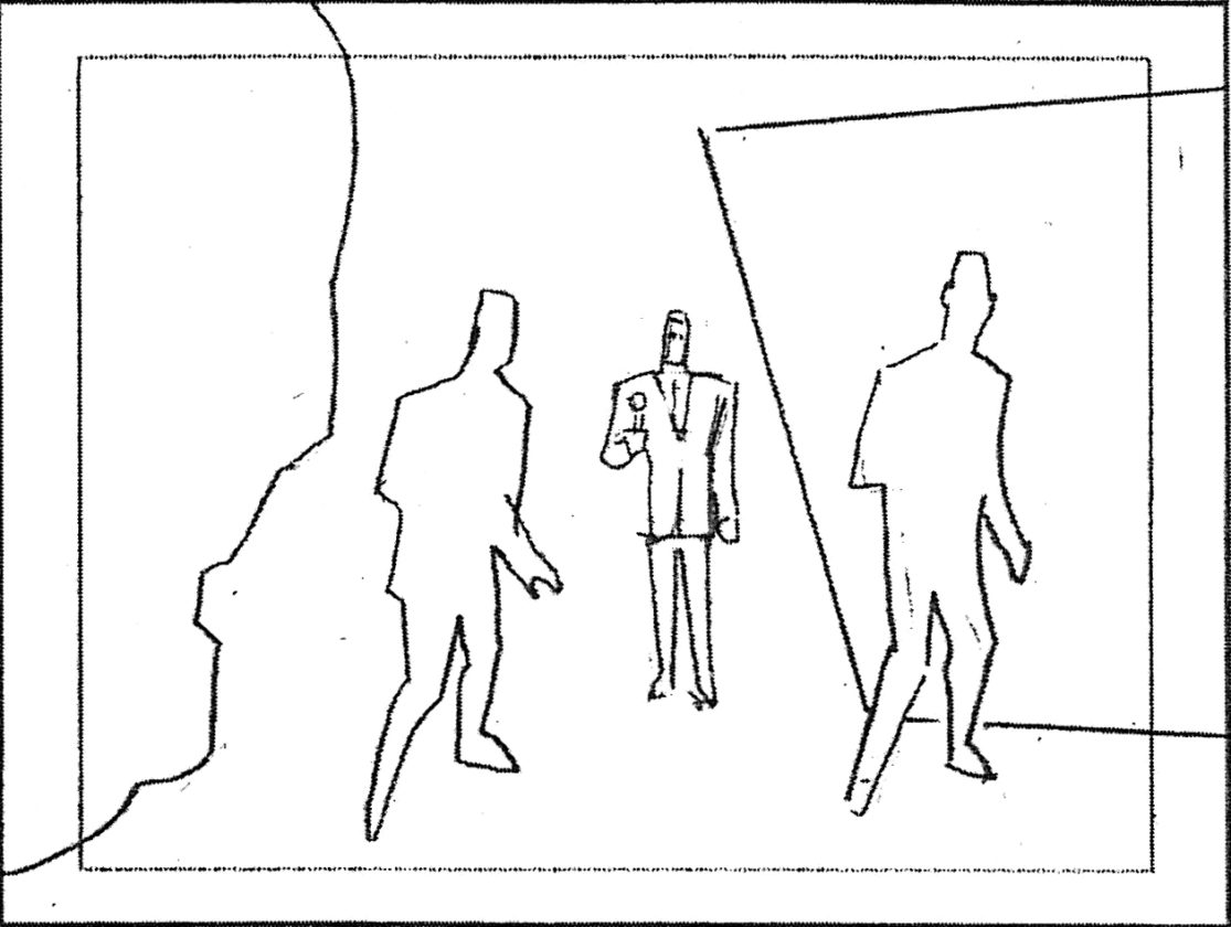 Storyboard by Brad Rader for the animated television show Men in Black: The Series