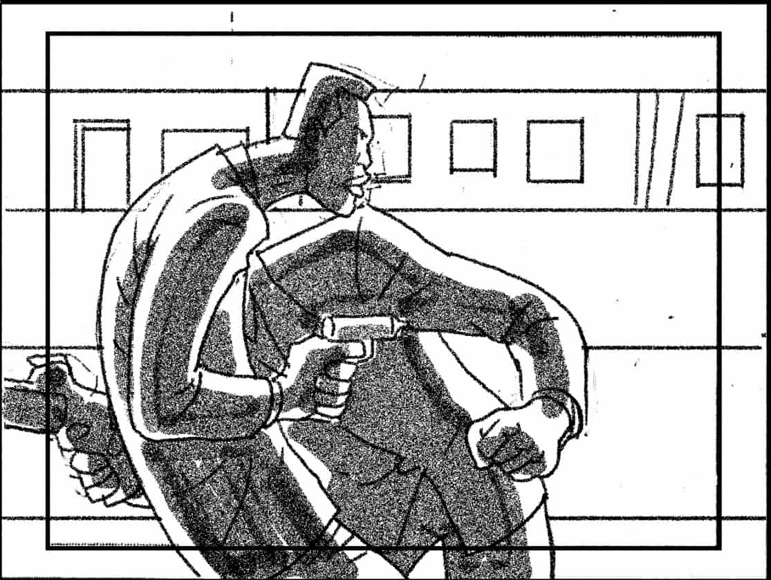 Storyboard by Brad Rader for the animated television show Men in Black: The Series